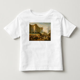 T-shirt Pour Les Tous Petits La prise de la Bastille, le 14 juillet 1789