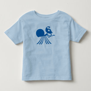 T-shirt Pour Les Tous Petits La silhouette Disney d'une rose de la vie des boeu