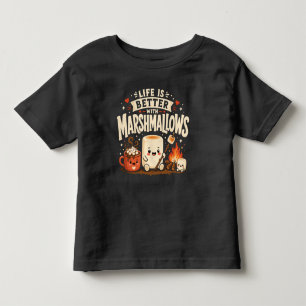 T-shirt Pour Les Tous Petits La vie est meilleure avec des marshmallows