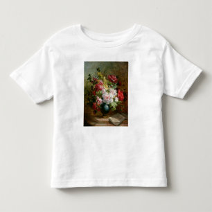 T-shirt Pour Les Tous Petits La vie toujours avec des fleurs et la musique de