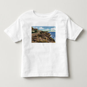 T-shirt Pour Les Tous Petits La vue de l'union bluffe les roches et le surf à