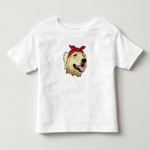 T-shirt Pour Les Tous Petits Labrador avec Bandana