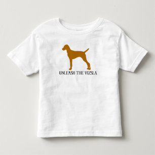 T-SHIRT POUR LES TOUS PETITS LÂCHEZ LE VIZSLA
