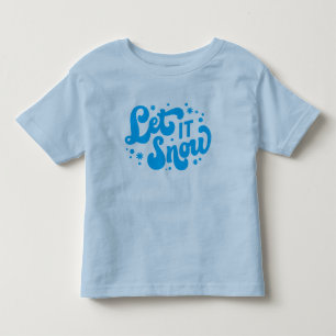 T-shirt Pour Les Tous Petits Laisser neiger hiver design