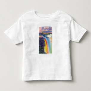 T-shirt Pour Les Tous Petits L'Américain et le fer à cheval tombe au crépusc