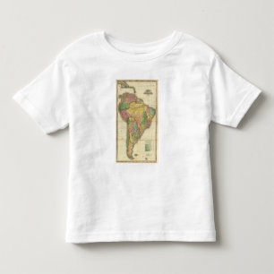 T-shirt Pour Les Tous Petits L'Amérique du Sud en 1823