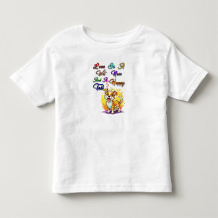 T-shirt Pour Les Tous Petits L'amour est un nez mouillé et une queue heureuse