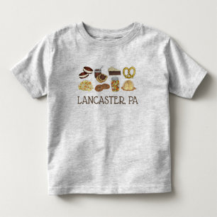 T-shirt Pour Les Tous Petits Lancaster, PA Pennsylvania Dutch Amish Foods