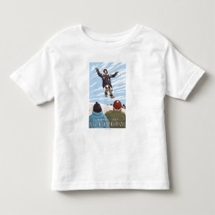 T-shirt Pour Les Tous Petits Lancer de couverture de l'Alaska - festival de