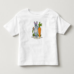 T-shirt Pour Les Tous Petits Lapin avec carotte