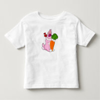 Lapin avec carotte et coeur