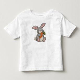 T-shirt Pour Les Tous Petits Lapin patchwork motif brodé cottagecore lapin