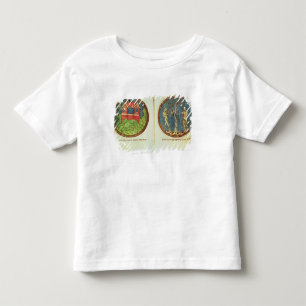 T-shirt Pour Les Tous Petits L'arche de Noé et l'Adam et l'Ève