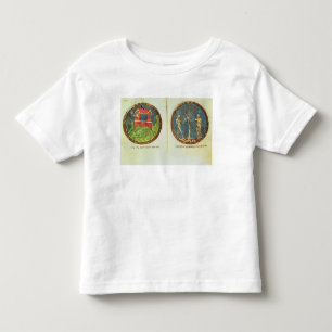 T-shirt Pour Les Tous Petits L'arche de Noé et l'Adam et l'Ève