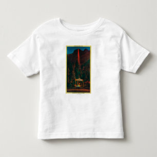 T-shirt Pour Les Tous Petits L'automne du feu du point de glacier
