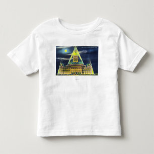 T-shirt Pour Les Tous Petits Le bâtiment de capitol d'état la nuit