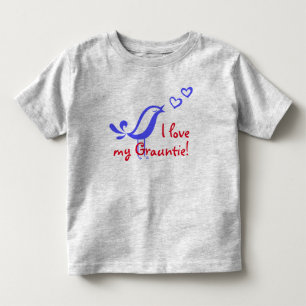 T-shirt Pour Les Tous Petits Le coeur de gazouillement d'oiseau déclare que