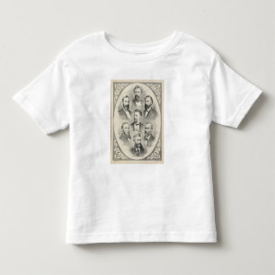 T-shirt Pour Les Tous Petits Le comté de Yolo a lithographié des portraits