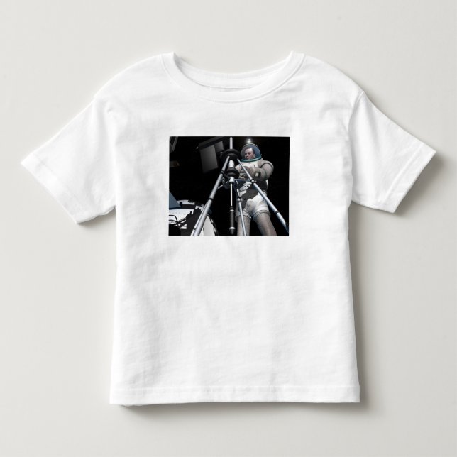 T-shirt Pour Les Tous Petits Le concept artistique de l'exploration spatiale fu (Devant)