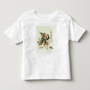 T-shirt Pour Les Tous Petits Le contour de la bande dessinée satirique de