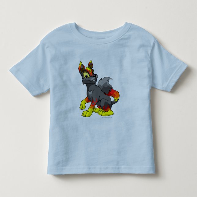 T-shirt Pour Les Tous Petits Le feu de Lupe (Devant)
