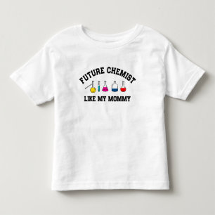 T-shirt Pour Les Tous Petits Le futur chimiste aiment ma maman