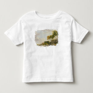 T-shirt Pour Les Tous Petits Le Medway à Rochester, 1776 (huile sur la toile)