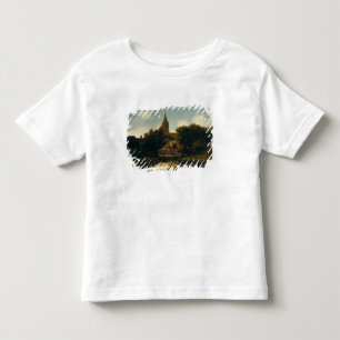 T-shirt Pour Les Tous Petits Le paysage boisé avec des figures s'approchent
