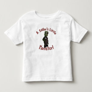 T-shirt Pour Les Tous Petits Le petit monstre d'un marin