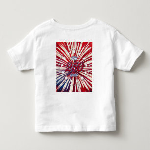 T-shirt Pour Les Tous Petits Le petit pétard de papa ! USA 250 Feux d'artifice