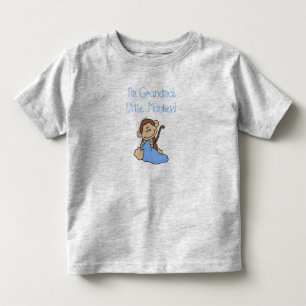 T-shirt Pour Les Tous Petits Le petit singe de la grand-maman