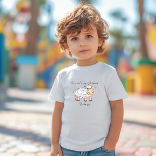 T-shirt Pour Les Tous Petits Le Seigneur est ma Bible Berger Verse