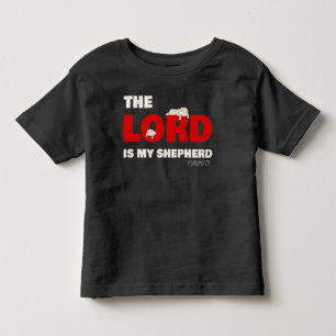 T-shirt Pour Les Tous Petits Le Seigneur Est Mon Berger Psaumes 23 Foi Chrétien
