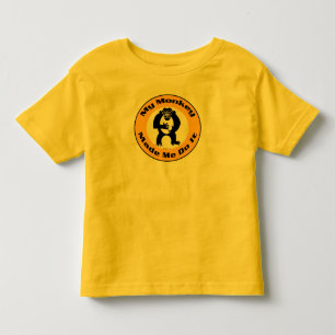 T-shirt Pour Les Tous Petits Le singe m'a fait K