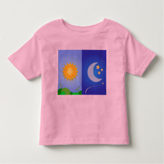 T-shirt Pour Les Tous Petits le soleil et lune