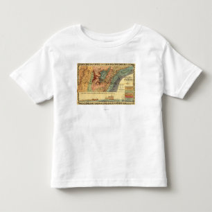 T-shirt Pour Les Tous Petits Le Tennessee, le Mississippi, l'Alabama et la