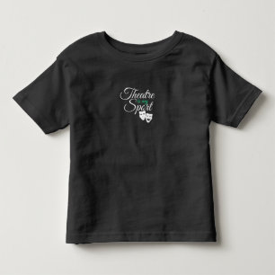 T-shirt Pour Les Tous Petits Le Théâtre Est Mon Sport Tee Acteur De Théâtre Mus