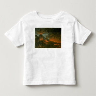 T-shirt Pour Les Tous Petits Le Vésuve éclatant