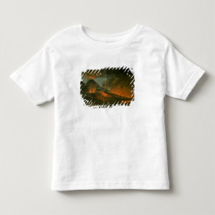 T-shirt Pour Les Tous Petits Le Vésuve éclatant