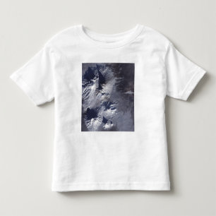 T-shirt Pour Les Tous Petits Le volcan de Bezymianny montre une plume modeste