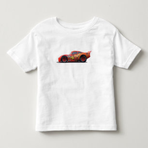 T-shirt Pour Les Tous Petits L'éclair des voitures Profil McQueen Disney