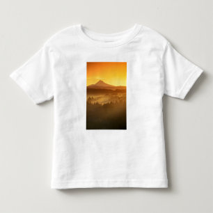 T-shirt Pour Les Tous Petits Les couleurs orange du lever du soleil colorent le