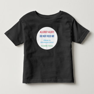 T-shirt Pour Les Tous Petits Les enfants personnalisés ne me nourrissent pas Al