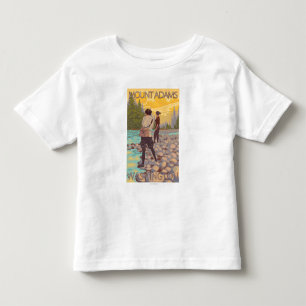 T-shirt Pour Les Tous Petits Les femmes pilotent la pêche - bâti Adams,
