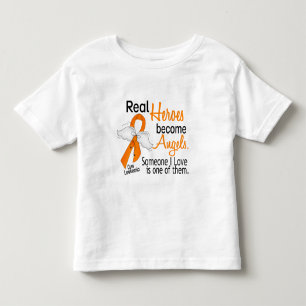 T-shirt Pour Les Tous Petits Les héros deviennent leucémie d'anges