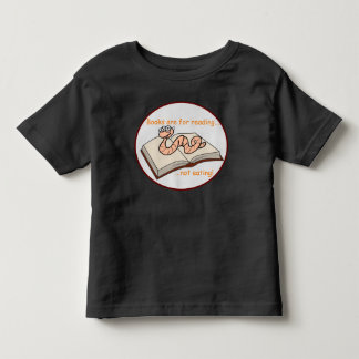 T-shirt Pour Les Tous Petits Les livres sont pour lire ne pas manger!