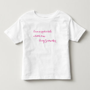 T-shirt Pour Les Tous Petits Les Miracles Prennent Du Temps Toddler T-shirt