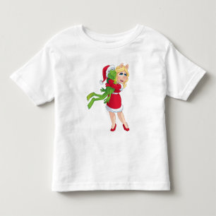 T-shirt Pour Les Tous Petits Les Muppets  Kermit et Miss Piggy Christmas