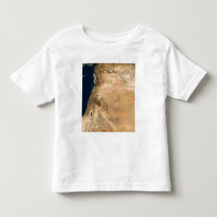 T-shirt Pour Les Tous Petits Les terres de l'Israël le long du rivage oriental