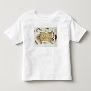T-shirt Pour Les Tous Petits Les ustensiles et les bras indiens, plaquent 21 du